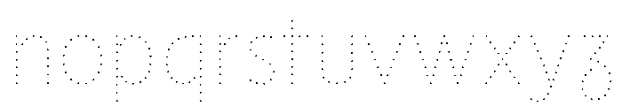 NouveauLed HairRose Font LOWERCASE