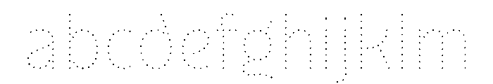 NouveauLed HairThistle FONT