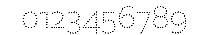 NouveauLed LightCrocus Instance Font OTHER CHARS