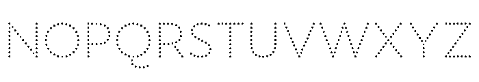 NouveauLed LightCrocus Instance Font UPPERCASE