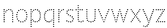 NouveauLed LightCrocus Instance Font LOWERCASE