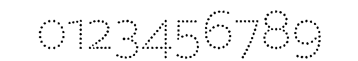 NouveauLed LightGingko Font OTHER CHARS