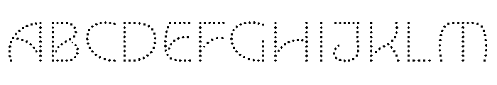 NouveauLed LightNenuphar Font UPPERCASE