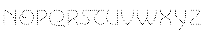 NouveauLed LightRose Font UPPERCASE