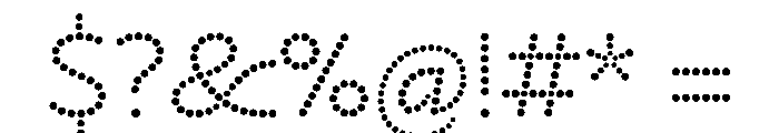 NouveauLed MediumCrocus Instance Font OTHER CHARS