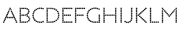 NouveauLed MediumCrocus Instance Font UPPERCASE