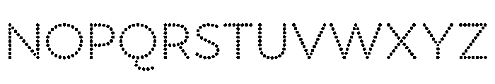 NouveauLed MediumCrocus Instance Font UPPERCASE