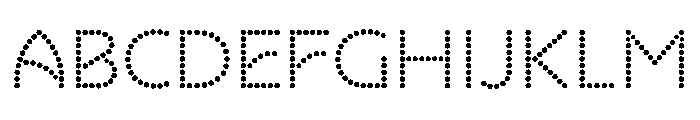 NouveauLed MediumDahlia Font UPPERCASE