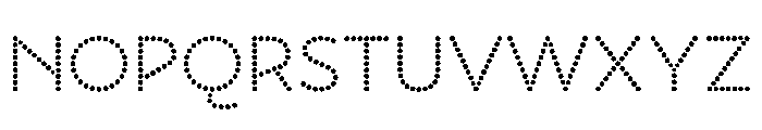 NouveauLed MediumDahlia Font UPPERCASE