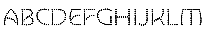 NouveauLed MediumGingko Font UPPERCASE