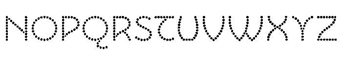 NouveauLed MediumGingko Font UPPERCASE