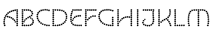 NouveauLed MediumNenuphar Font UPPERCASE