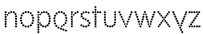 NouveauLed MediumNenuphar Font LOWERCASE