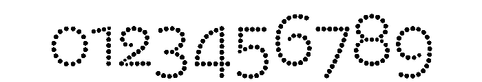 NouveauLed MediumRose Font OTHER CHARS