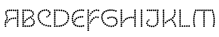 NouveauLed MediumRose Font UPPERCASE