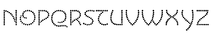 NouveauLed MediumRose Font UPPERCASE