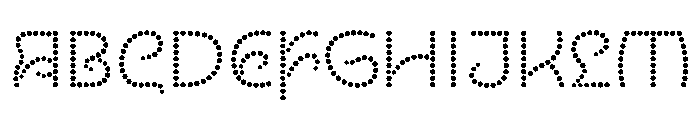 NouveauLed MediumThistle Font UPPERCASE