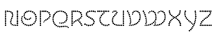 NouveauLed MediumThistle Font UPPERCASE