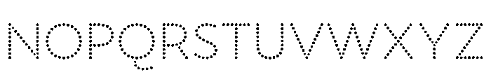 NouveauLed RegularCrocus Instance Font UPPERCASE