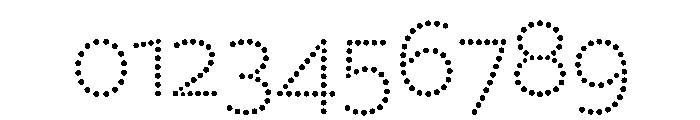 NouveauLed RegularCrocus Font OTHER CHARS