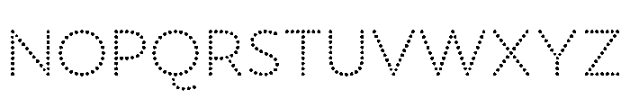 NouveauLed RegularCrocus Font UPPERCASE