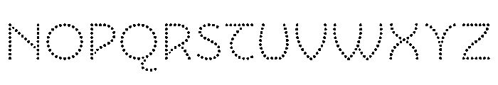 NouveauLed RegularGingko Font UPPERCASE
