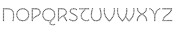 NouveauLed RegularNenuphar Font UPPERCASE