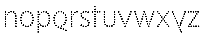 NouveauLed RegularNenuphar Font LOWERCASE