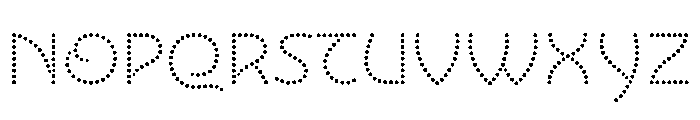 NouveauLed RegularRose Font UPPERCASE