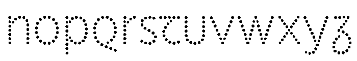 NouveauLed RegularThistle Font LOWERCASE