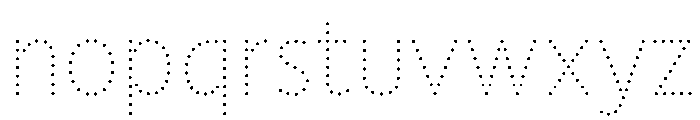 NouveauLed ThinCrocus Instance Font LOWERCASE