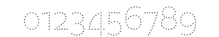 NouveauLed ThinNenuphar Font OTHER CHARS