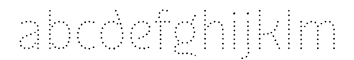 NouveauLed ThinThistle FONT