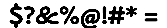 NouveauQuellstift BoldGingko Font OTHER CHARS