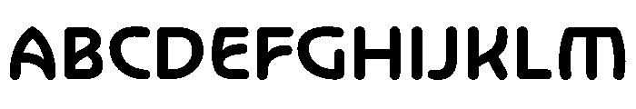 NouveauQuellstift BoldGingko Font UPPERCASE