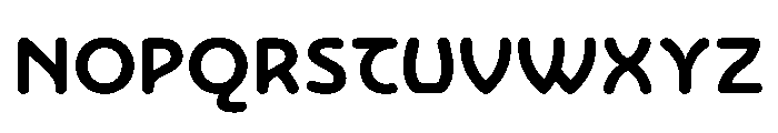 NouveauQuellstift BoldGingko Font UPPERCASE