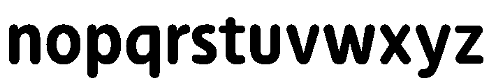 NouveauQuellstift BoldGingko Font LOWERCASE