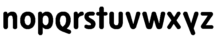 NouveauQuellstift BoldNenuphar Font LOWERCASE