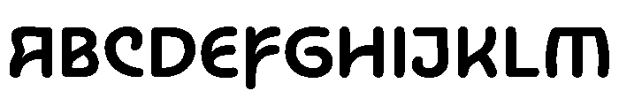 NouveauQuellstift BoldRose Font UPPERCASE