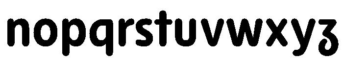 NouveauQuellstift BoldRose Font LOWERCASE