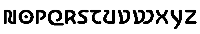 NouveauQuellstift BoldThistle Font UPPERCASE