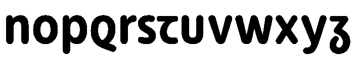 NouveauQuellstift BoldThistle Font LOWERCASE