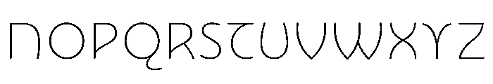 NouveauQuellstift HairNenuphar Font UPPERCASE
