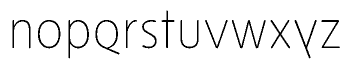 NouveauQuellstift HairNenuphar Font LOWERCASE