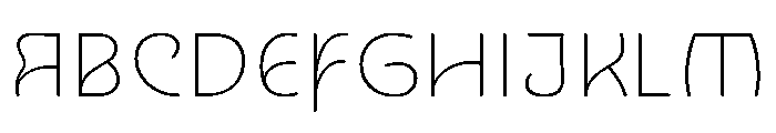 NouveauQuellstift HairRose Font UPPERCASE