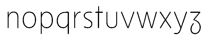 NouveauQuellstift HairRose Font LOWERCASE
