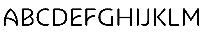 NouveauQuellstift LightDahlia Font UPPERCASE