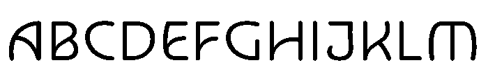 NouveauQuellstift LightNenuphar Font UPPERCASE