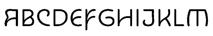 NouveauQuellstift LightRose Font UPPERCASE
