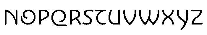NouveauQuellstift LightRose Font UPPERCASE